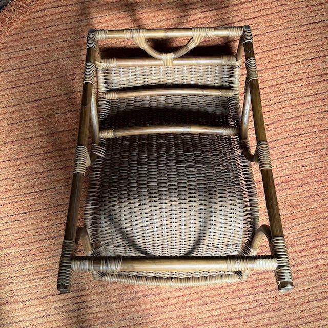 ヴィンテージ ラタン 籐 椅子 ローチェア チェア レスト チェア 古道具