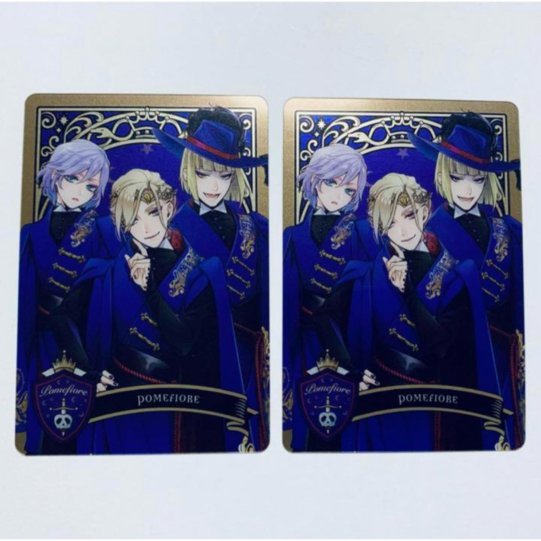 Disney - ツイステ ポムフィオーレ ルーク エペル ヴィル メタルカード