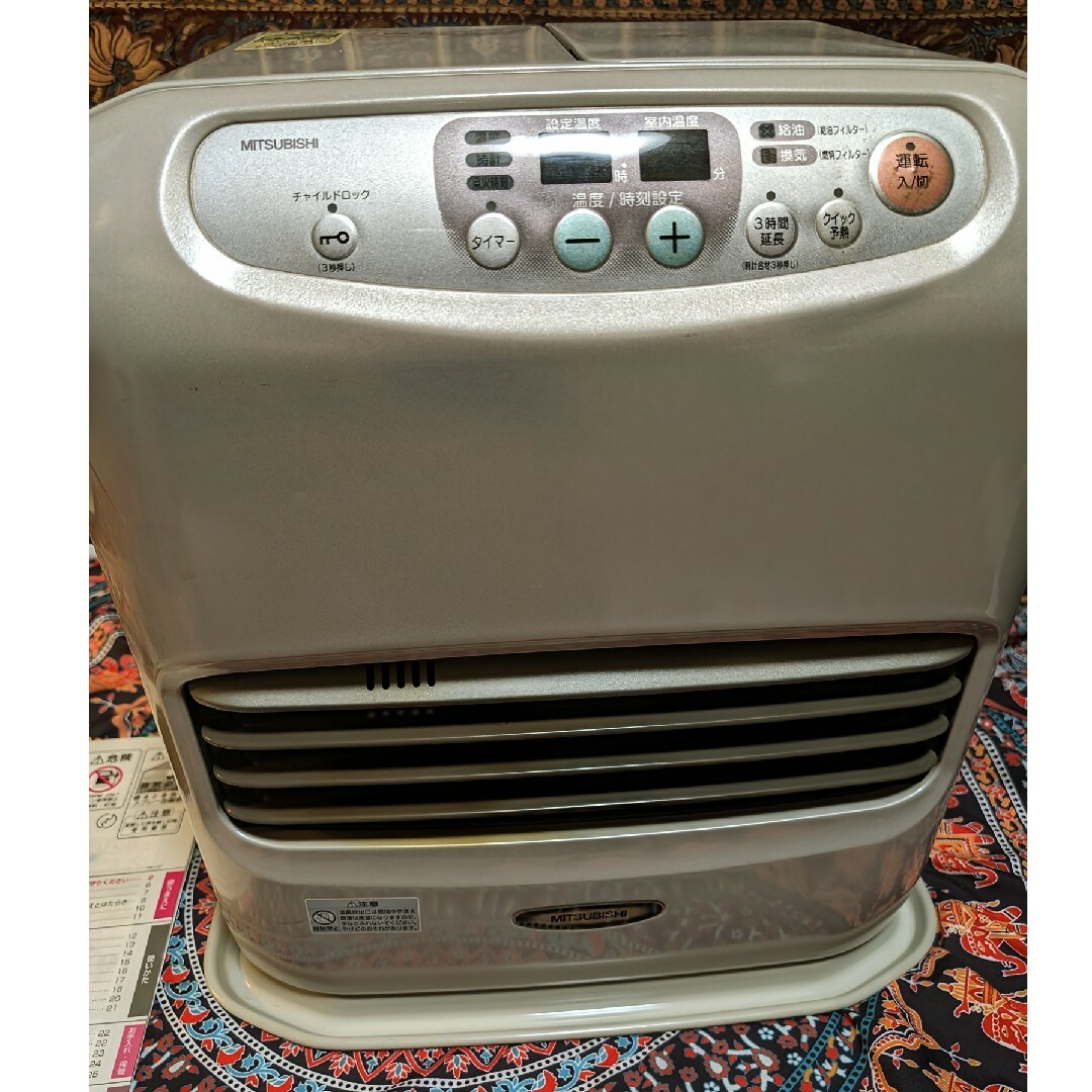 三菱電機 - 三菱 石油ファンヒーター 大容量9L KD-DK32A-W 消臭王国の