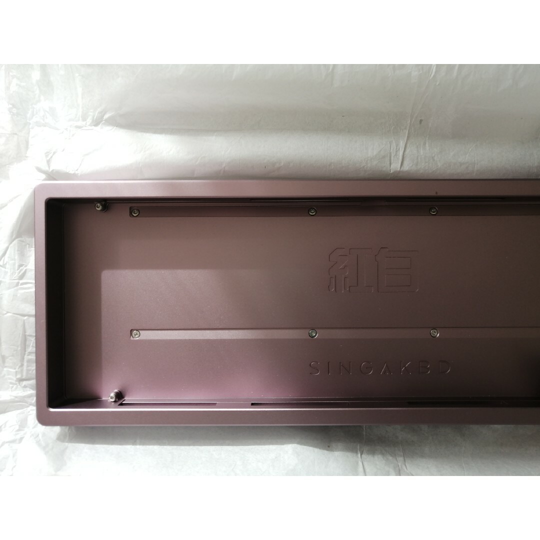 新品未組立自作キーボードキット 紅白Kohaku R2 Autumn Lilacの通販 by