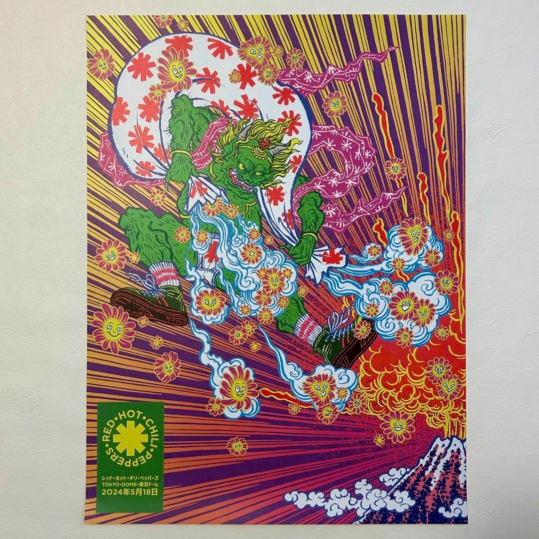レッチリ 日本限定 リソグラフ 東京ドーム 2024 ポスターの通販 by