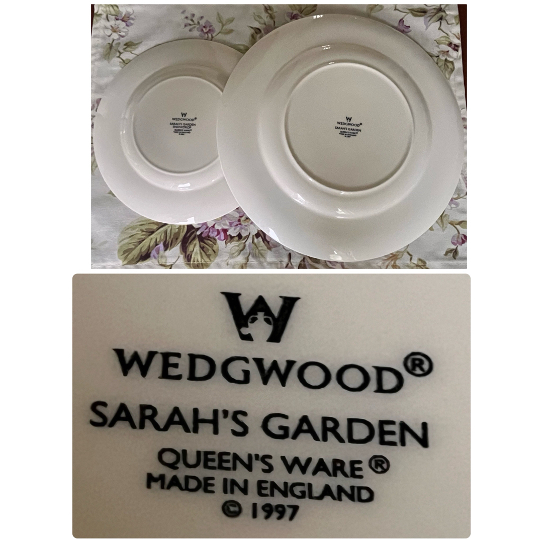 WEDGWOOD - 【美品】英国製 ウェッジウッド☆サラズガーデン スノー