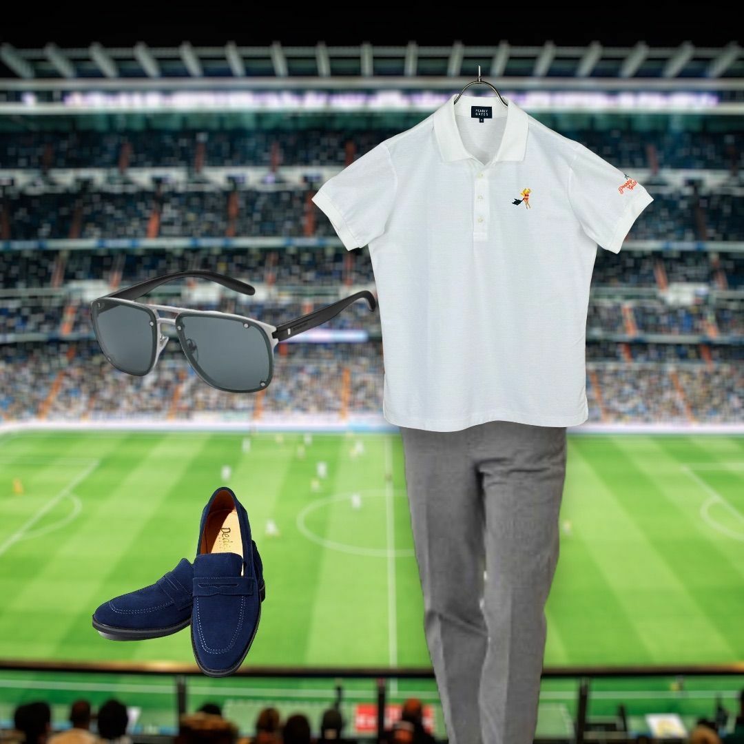 PEARLY GATES - 【パーリーゲイツ】PEARY GATES ポロシャツ 半袖 白