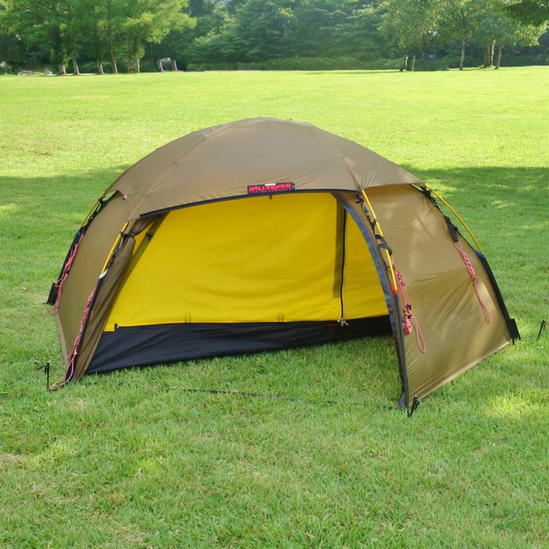 美品 ヒルバーグ HILLEBERG ALLAK2 サンド フットプリント付 アラック2