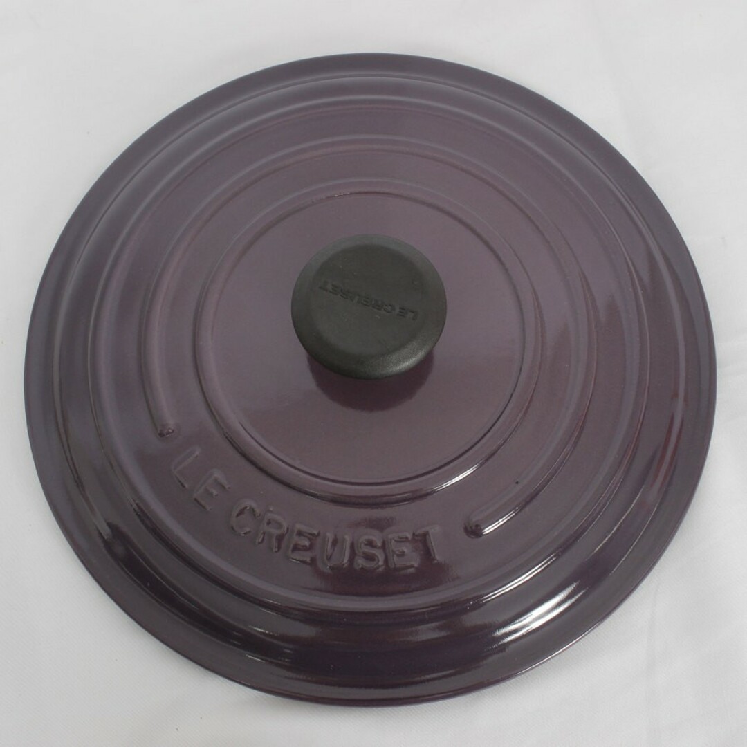 LE CREUSET - 【新品】 ル・クルーゼ ココット・ロンド 22cm カシス