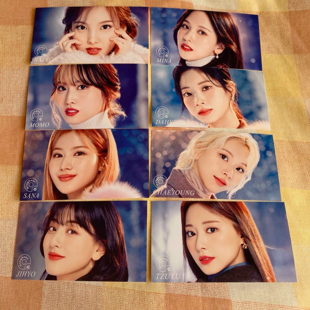 TWICE doughnut ステッカー once japan 特典 8種セットの通販 by とら
