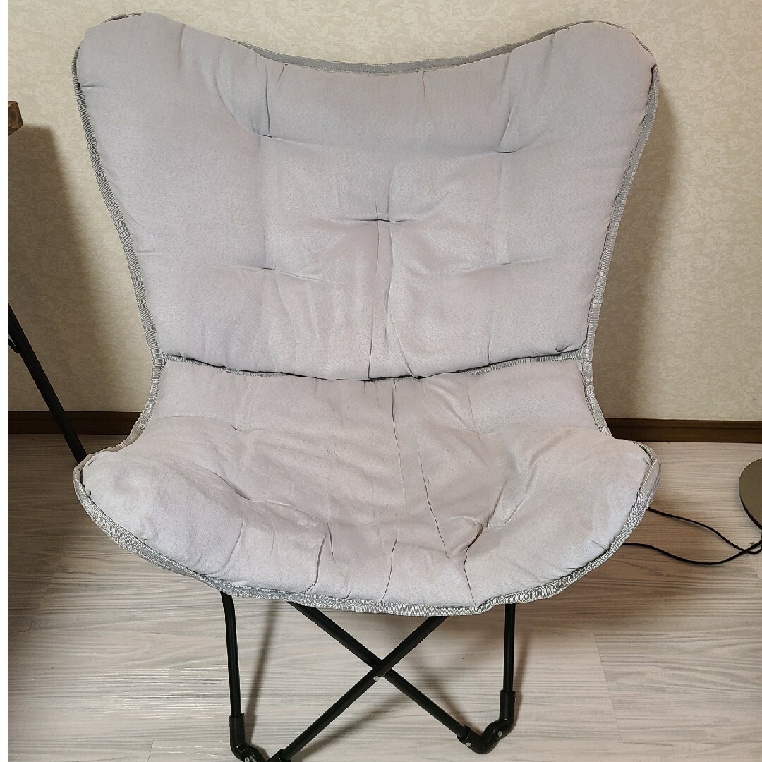 ニトリ - ニトリ バタフライチェア グレーの通販 by marron's shop