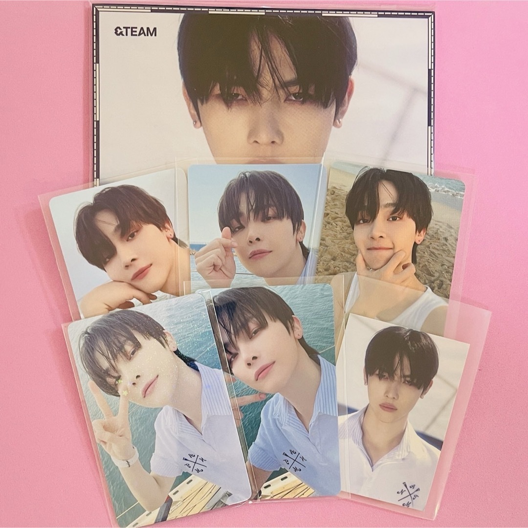 &TEAM - &TEAM ニコラス トレカセット＋ソロジャケ盤CD 青嵐 NICHOLAS