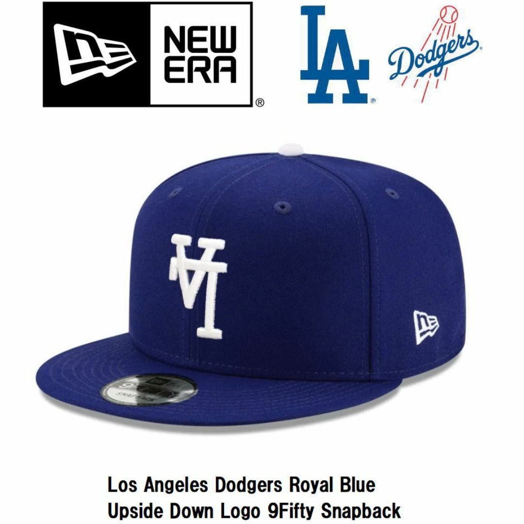 NEW ERA - 新品 海外限定 LA 反転 UPSIDE DOWN ドジャースブルーOTC950