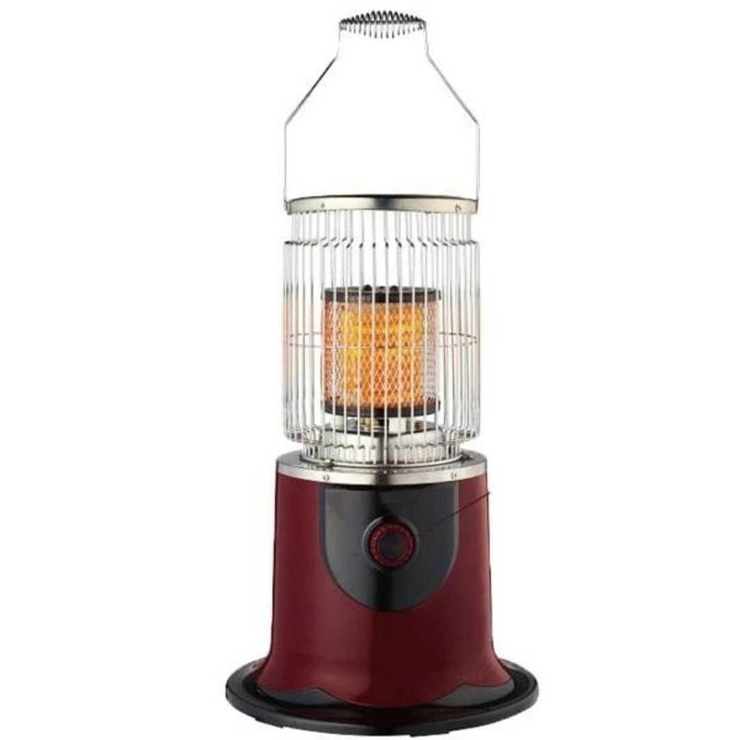 電気ストーブ カーボンヒーター 1200W レトロ 電気ヒーターの通販 by