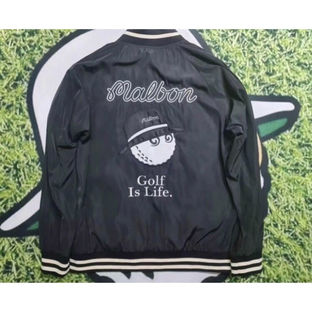 XL マルボンゴルフ MALBON GOLF シャツ スタジャン ジャケットの通販