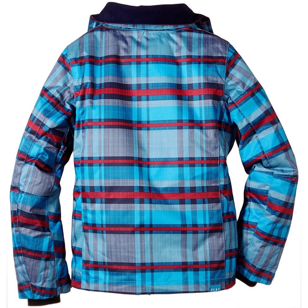 Roxy - ROXY キッズ 男女兼用 チェック柄 スキーウェア ジャケット