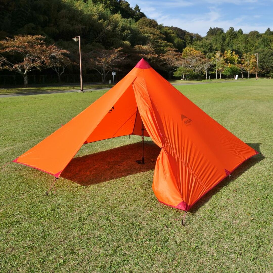 極美品 エムエスアール MSR FRONT RANGE フロントレンジ オレンジ 超