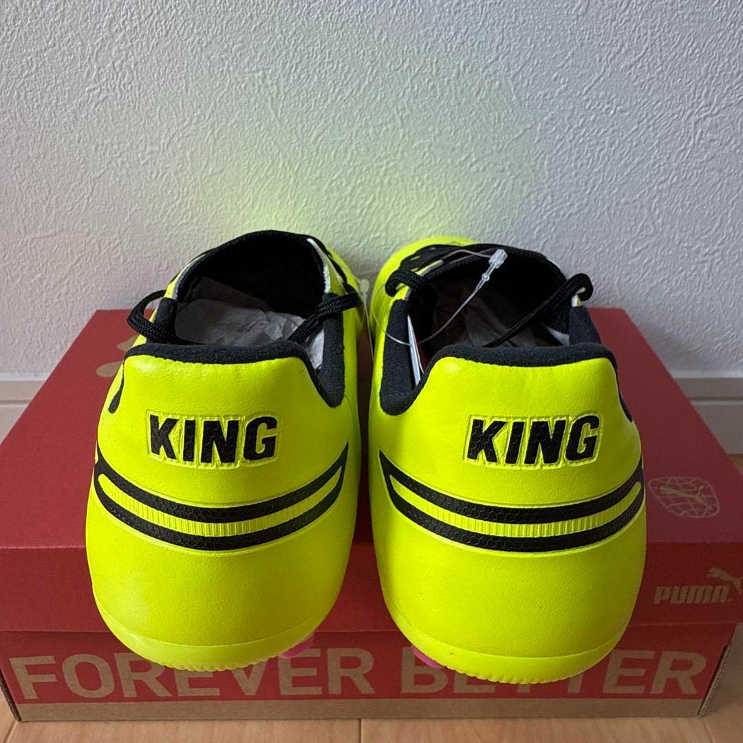 PUMA - 新品 PUMA キングプロ HG/AG サッカー スパイク 蛍光黄色 28cm