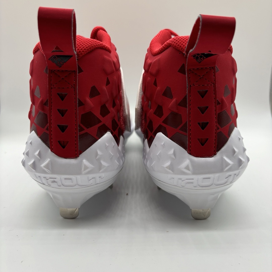 NIKE - NIKE 野球 スパイク 金具 レッド 赤 27㎝ミドルカット 軽量の