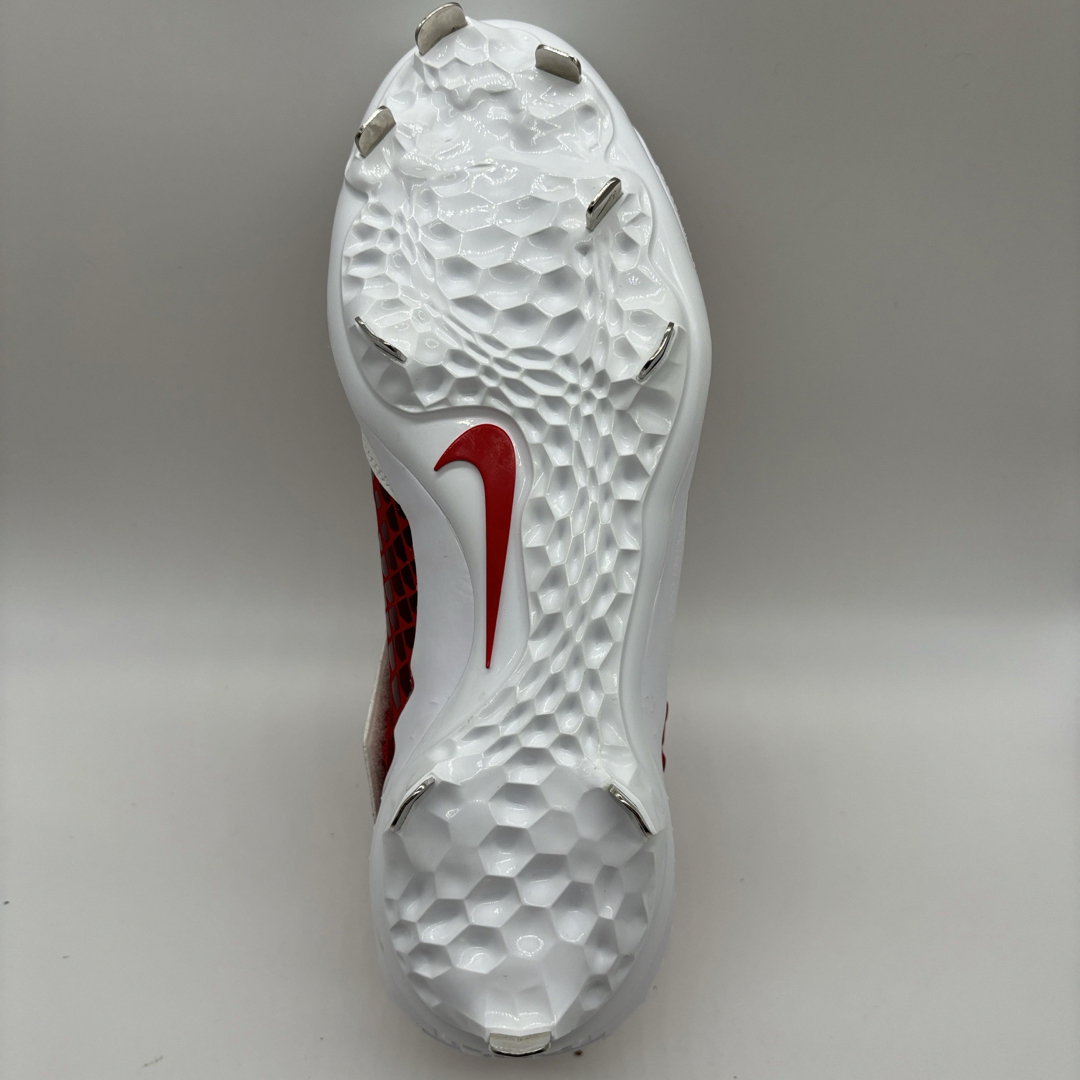 NIKE - NIKE 野球 スパイク 金具 レッド 赤 27㎝ミドルカット 軽量の