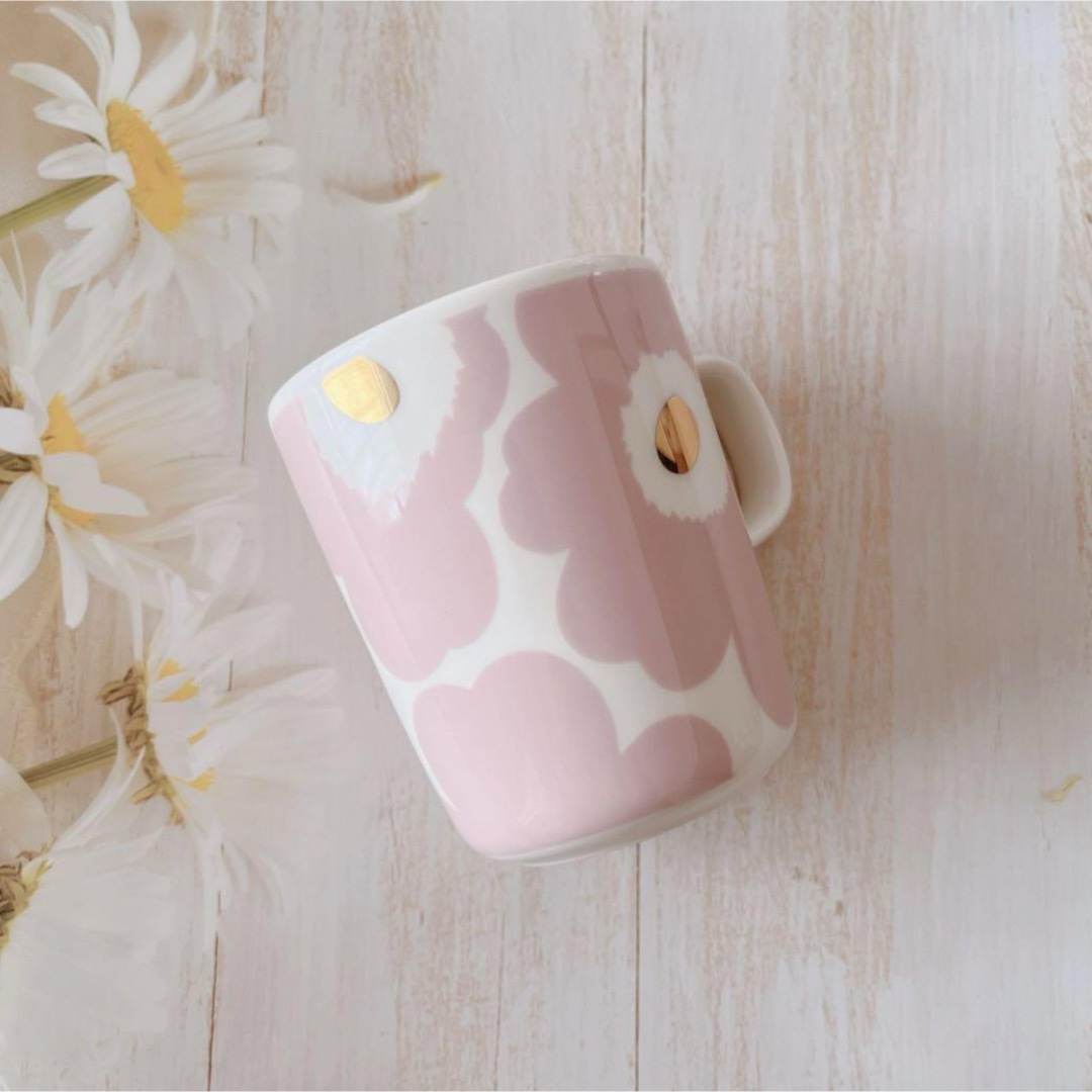marimekko - ♡マリメッコ ライトピンク ゴールド ウニッコ マグカップ