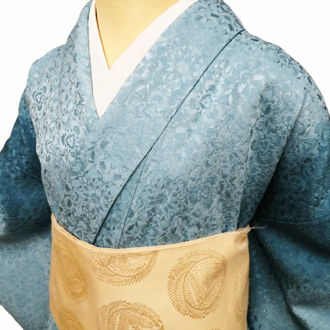 平和屋本店▽全通全景柄袋帯 洛中洛外絵図 本金箔 正絹 逸品 DABC0053sf