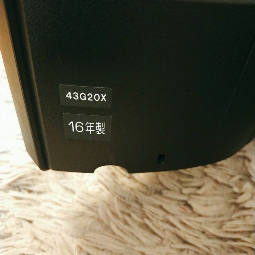 REGZA - REGZA TOSHIBA 液晶カラーテレビ 43G20X 2016年製の通販 by