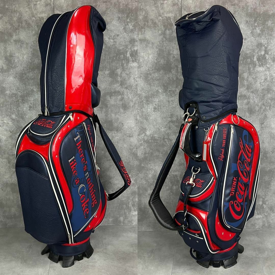 コカ・コーラ - 希少品 コカコーラ キャディバッグ カート式 8分割