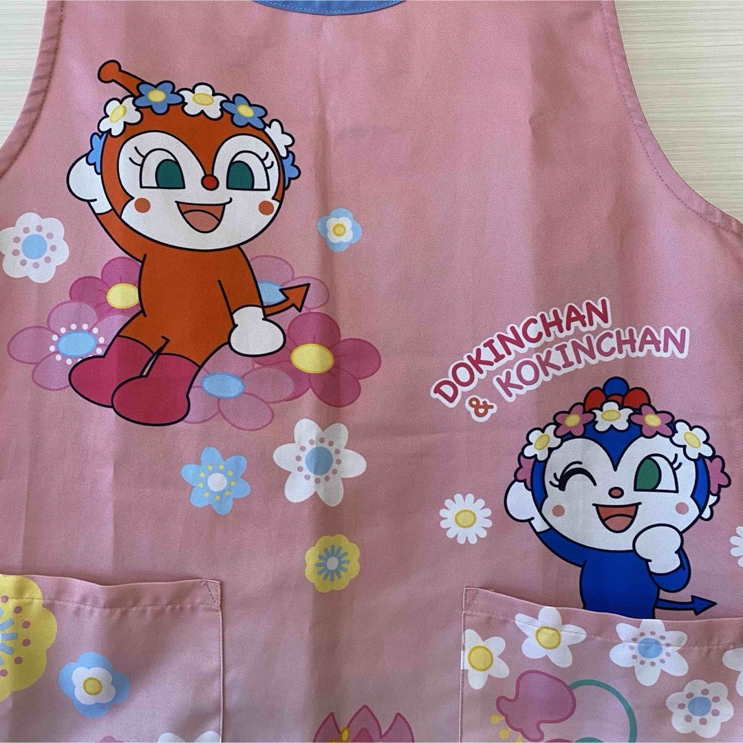 アンパンマン - 花かんむり ドキンちゃん コキンちゃん エプロンの通販
