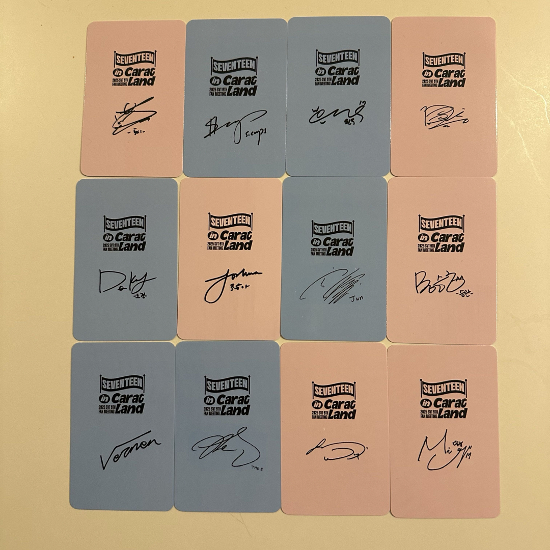 SEVENTEEN - SEVENTEEN CARAT LAND カラットランド 2025 トレカセット