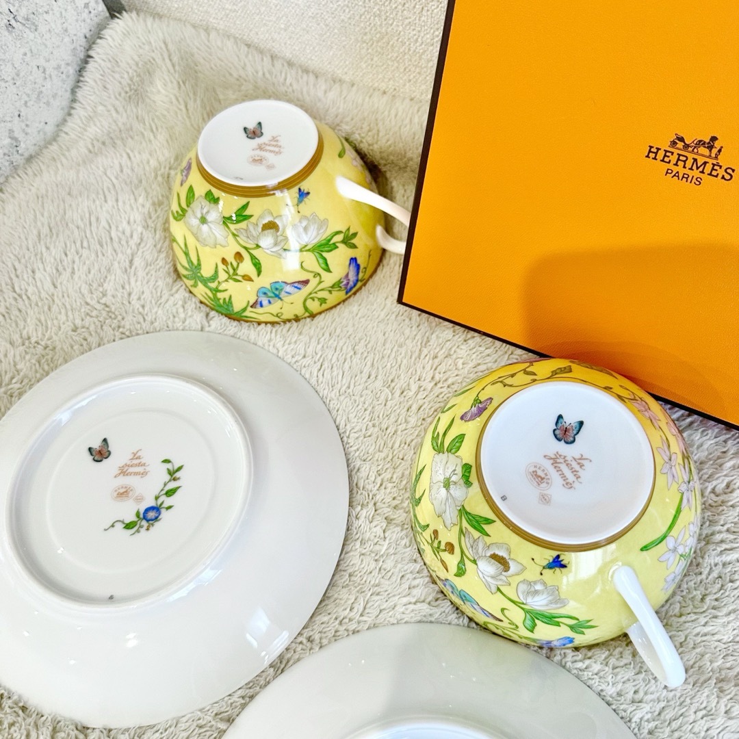 HERMES - 新品レアHERMES エルメス カップ＆ソーサーシエスタ廃盤品