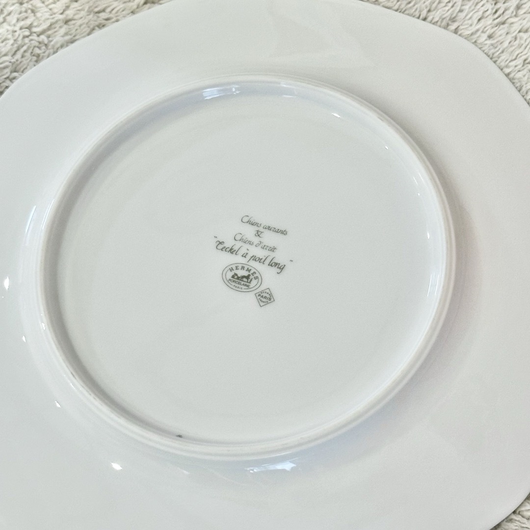 HERMES - HERMES新品エルメスシャスグリーン緑イエロー21cmプレート