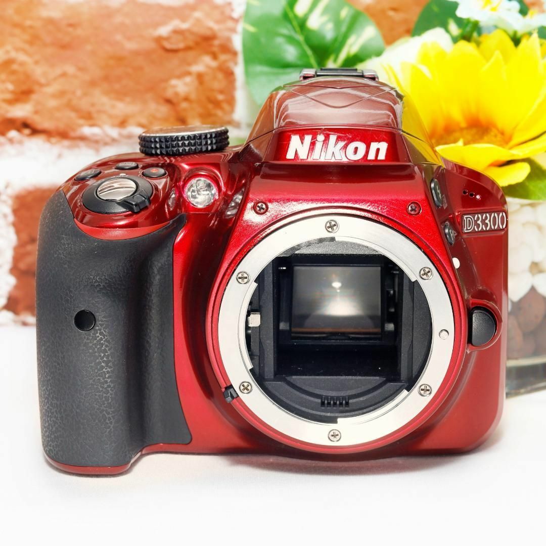 ❤️希少レッドカラー❤️スマホ転送❤️Nikon D3300 【公式通販】