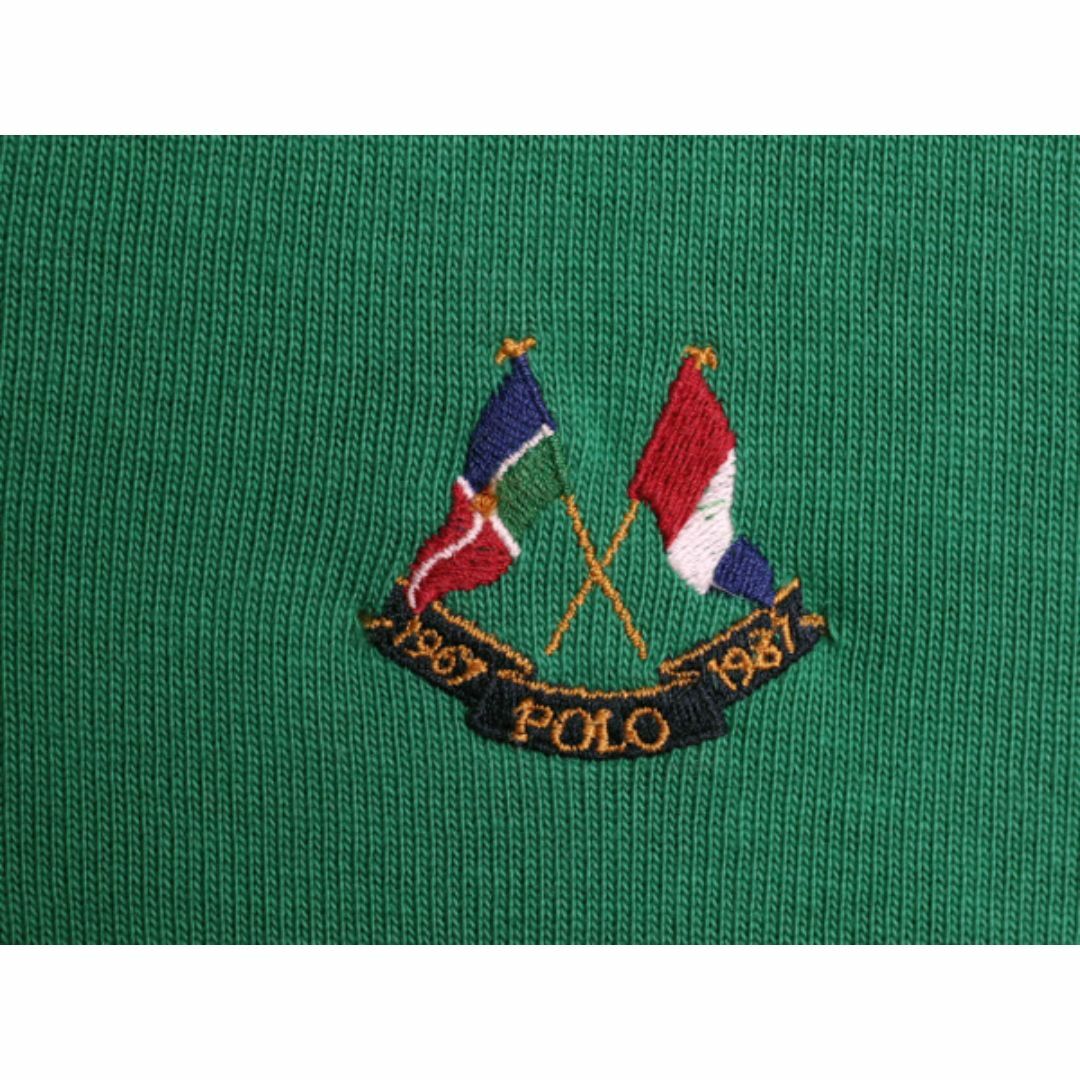 Ralph Lauren - 20周年 限定 80s USA製 クロスフラッグ ポロ ラルフ