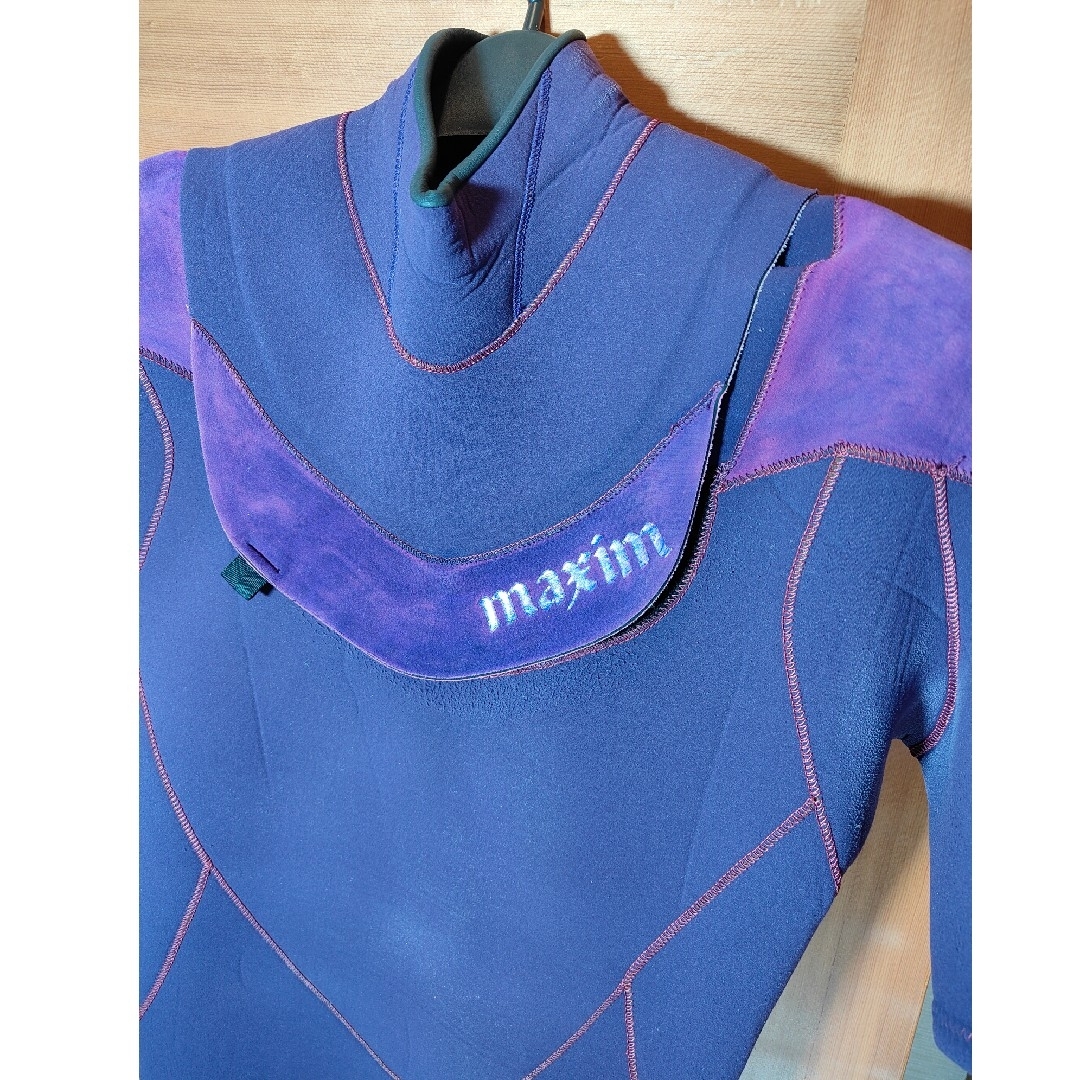 Maxim - 【美品】MAXIM 正規品 高級ウエットスーツ パープル色