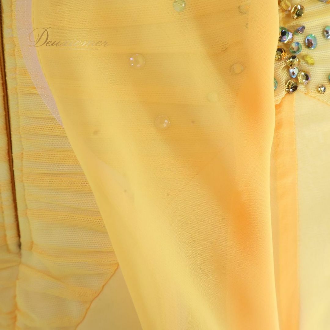 日本製 社交ダンス衣装】イエロー in the MOOD インザムード