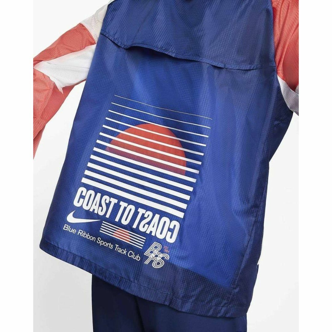 NIKE - 残少 L ナイキ BRS ランニング ジャケット パーカー ブルー