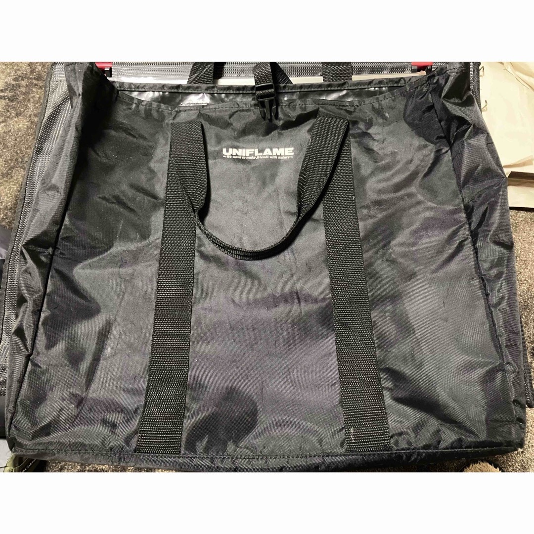 UNIFLAME - UNIFLAME ファイヤグリル+焼き網+ヘビーロストル+収納