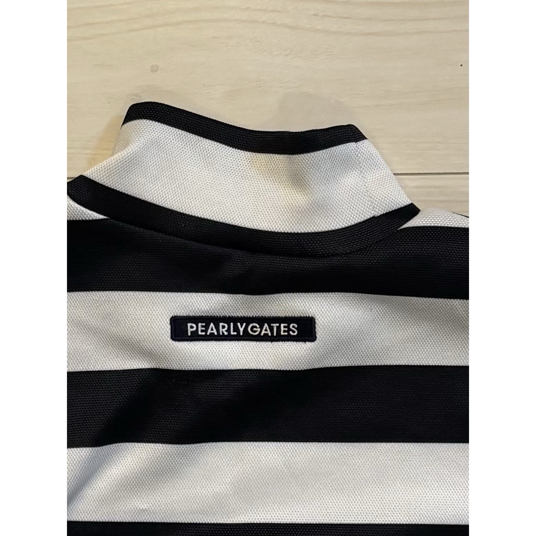 PEARLY GATES - PEARLY GATES ストライプハイネックシャツの通販 by