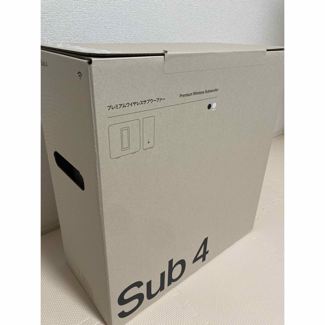 新品・未開封】Sonos Sub 4 ホワイト ソノス 未使用の通販 by