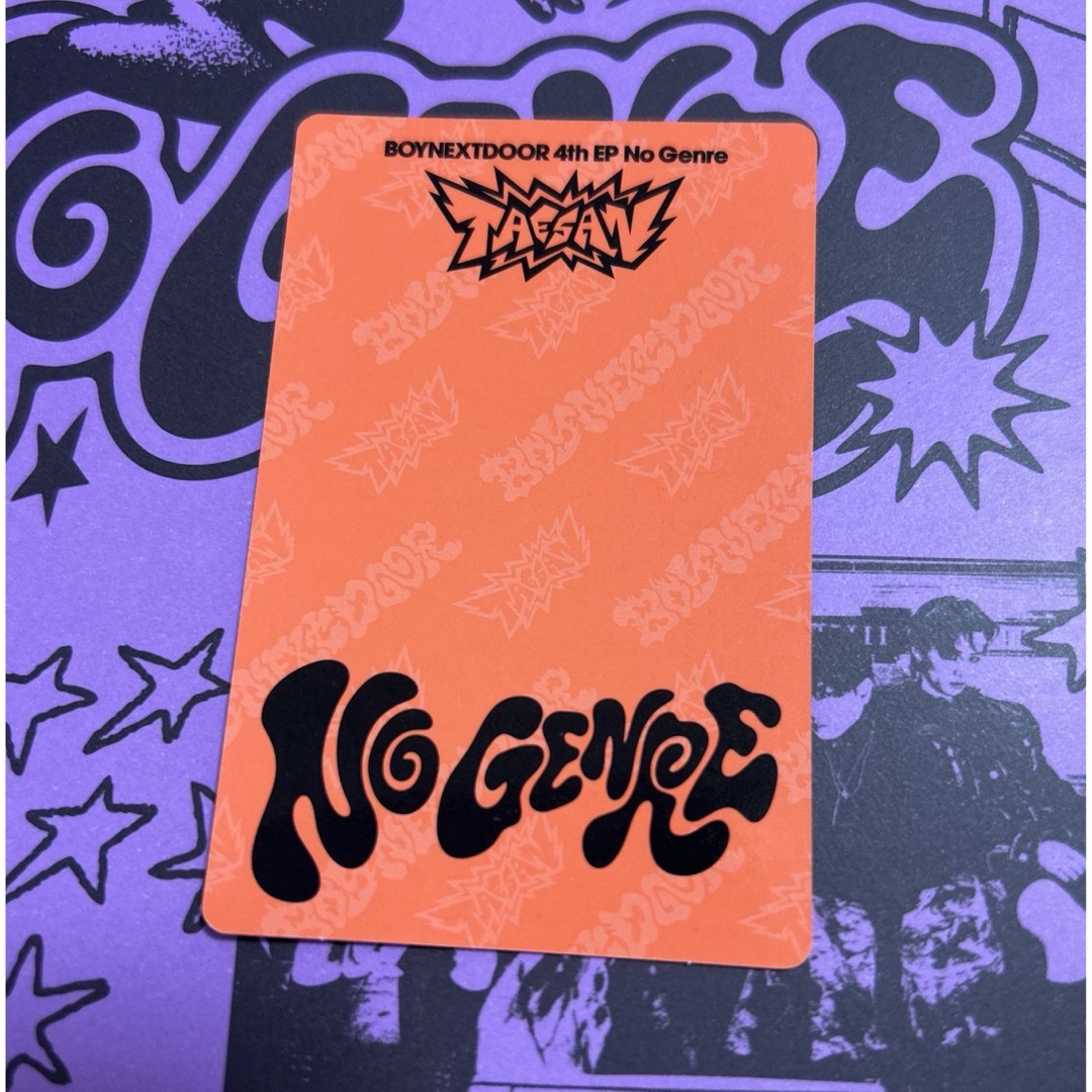 BOYNEXTDOOR - BOYNEXTDOOR No Genre TAESAN テサン トレカの通販 by