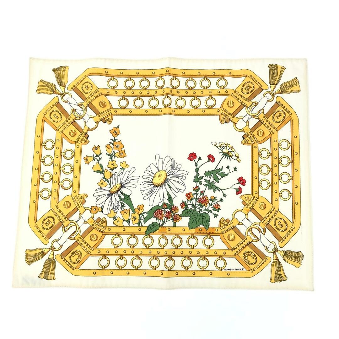 HERMES - HERMES エルメス ランチョンマット キャンバス ホワイト
