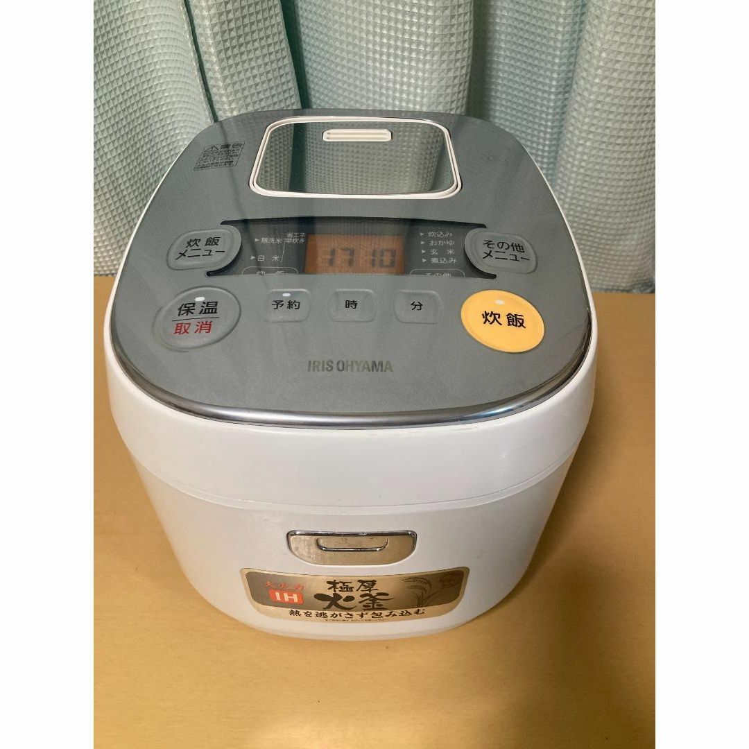 ☆美品☆アイリスオーヤマ ERC-IE50-W IH 5.5合炊き 2019年製の通販 by