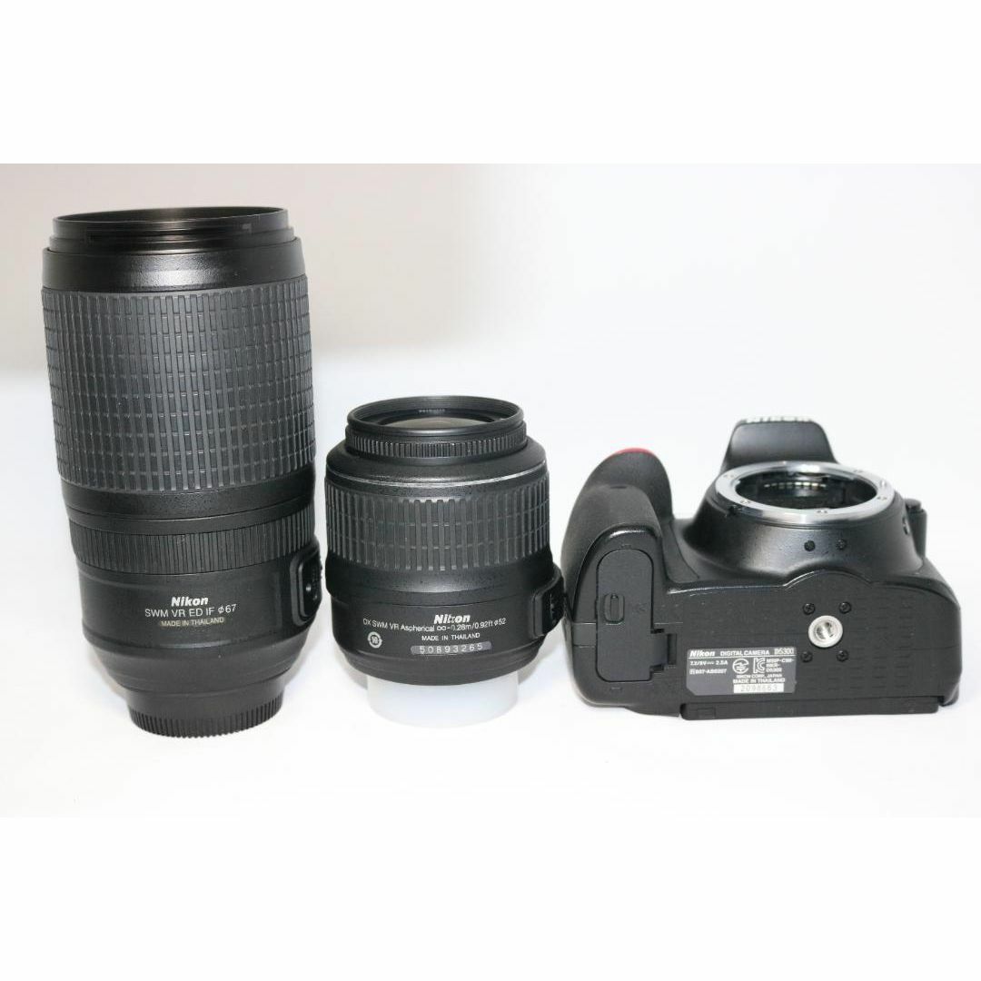 超望遠レンズセット⭐人気品 Nikon D5300 ⭐高機能 初心者 一眼レフの