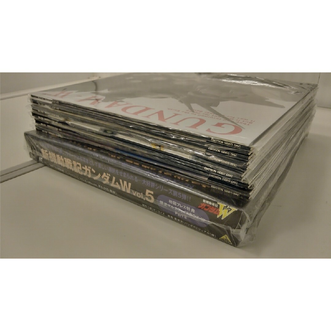 絶版品】新機動戦記ガンダムW LD全7枚 まとめ 帯付ジャケット買入手