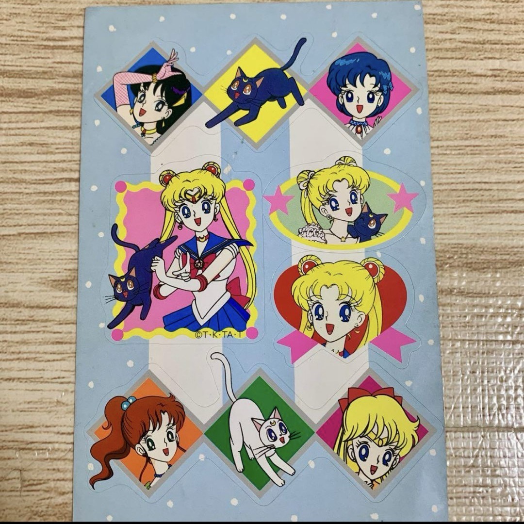 セーラームーン - 激レア セーラームーン シール 2枚セット 当時物 美