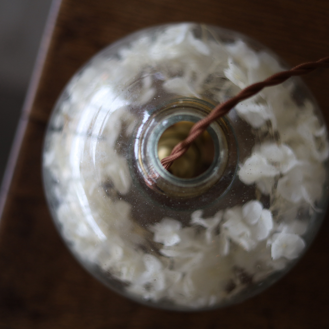 アンティークフラワーペンダントランプ【自製】Cの通販 by ゆめよみ 's