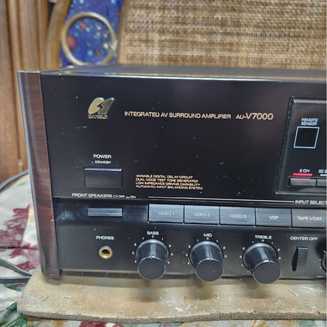 新品同様超美品！フルレストア山水高級オーディオアンプAU-V7000&