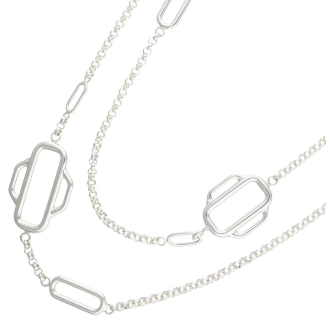 HERMES - エルメス アトラージュ120 シルバーネックレス メンズ 120の