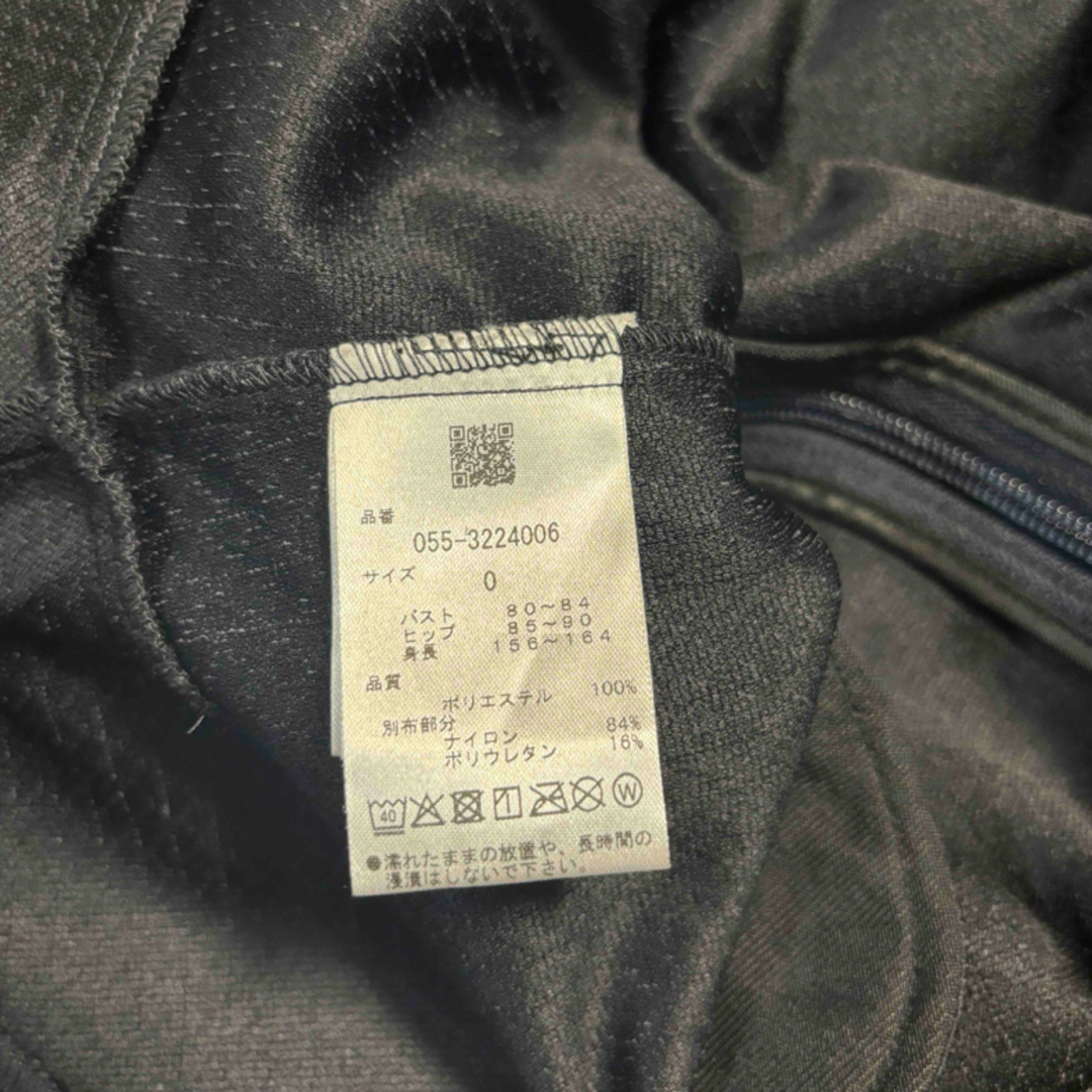 PEARLY GATES - パーリーゲイツダイヤニットジャガード濃紺ワンピース