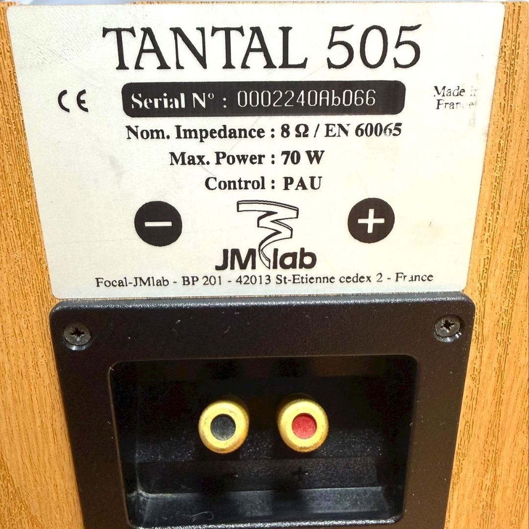 希少品 FOCAL JMlab TANTAL505 スピーカーペア シリアル連番の通販 by
