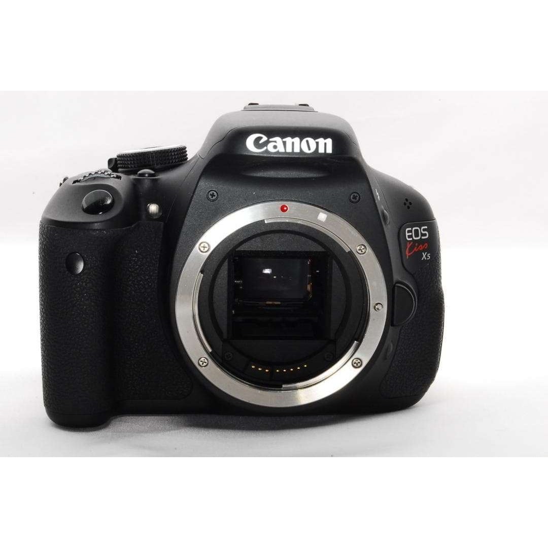 憧れの一台Canon EOS Kiss X5ダブルレンズ 広角〜望遠まで◎