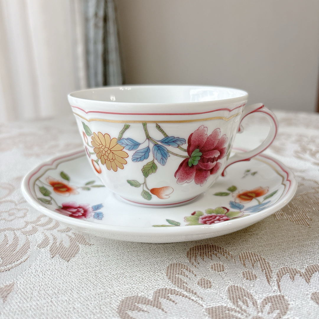 Richard Ginori - 廃盤🩷ジノリ🩷グランデューカ🩷カップ＆ソーサー 1