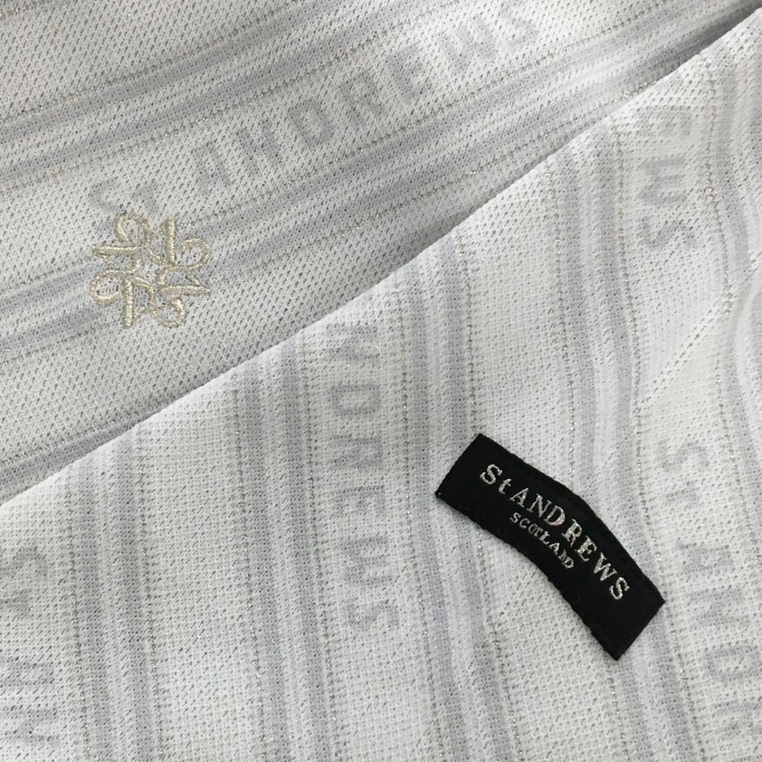 St.Andrews - 【新品】セントアンドリュース セーター 白×ライトグレー